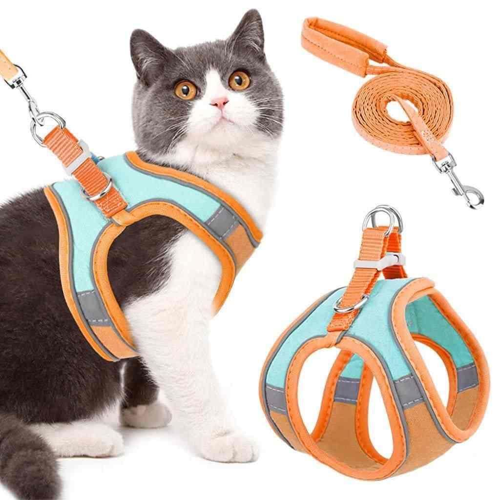 Cat Harness with Leash Adjustable Comfortable